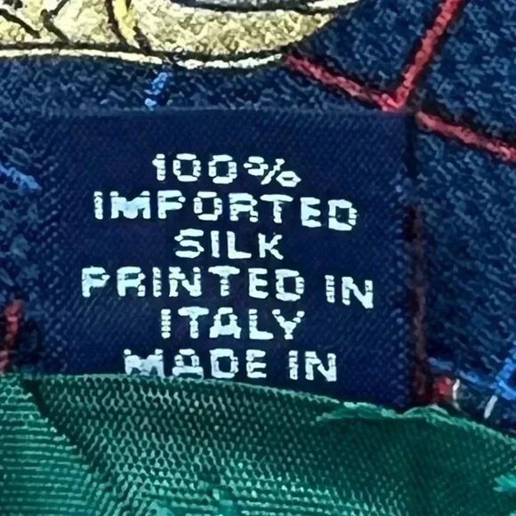 Golf Vintage 90’s Tommy Hilfiger Silk Golf Neck Tie - Picture 5 of 8